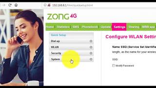 How to Change Zong 4G Device Password [upl. by Mahsih137]