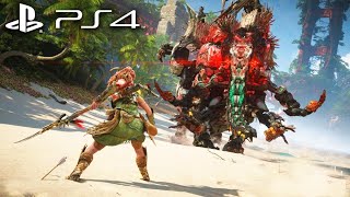 HORIZON FORBIDDEN WEST PS4 Gameplay [upl. by Ynabla878]