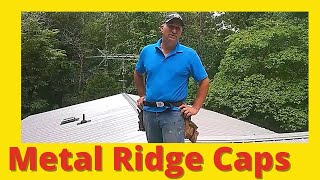 How to install Metal Roof Ridge Caps [upl. by Cathleen411]