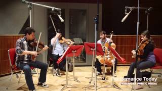 The Dover Quartet Beethovens Allegro Molto String Quartet Op 59 No 3 [upl. by Neeuq]