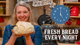 Easy Fresh Bread Every Night in 5 Minutes [upl. by Alfons]