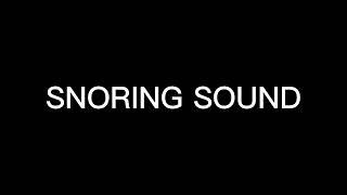 SNORING SOUND EFFECT [upl. by Leonid]