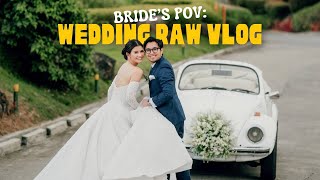 RAW WEDDING VLOG  Jen Barangan [upl. by Benito]