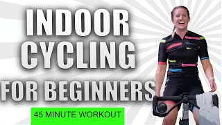 45 MINUTE SPIN CLASS FOR CYCLISTS  Indoor Cycling for Beginners [upl. by Sanfourd436]