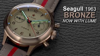 Seagull 1963 Bronze 38mm LUME EDITION [upl. by Yllen785]