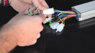 Installing a hall sensor connector for an electric bicycle conversion kit [upl. by Nahtnahoj]