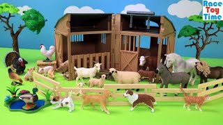 Farm Barn CollectA Playset  Fun Animal Toys For Kids [upl. by Ystap]