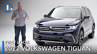 2022 Volkswagen Tiguan First Look UpClose Details [upl. by Ewens]