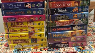 My Disney VHS Collection May 2020 [upl. by Gensler]