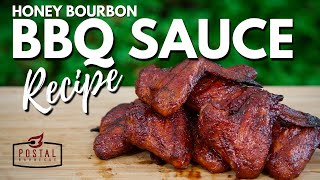 How to Make BBQ Sauce  Honey Bourbon Barbecue Sauce Recipe HOMEMADE [upl. by Enilehcim]