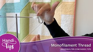 Monofilament Thread  Handi Tip [upl. by Ahsyek200]