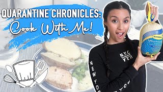 TURKEY BREAST DINNER RECIPE  Quarantine Chronicles Cook WithMe  Quick amp Easy [upl. by Orecul]