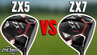 Srixon Drivers Comparison amp Review  Srixon ZX5 vs Srixon ZX7 [upl. by Nonnag718]