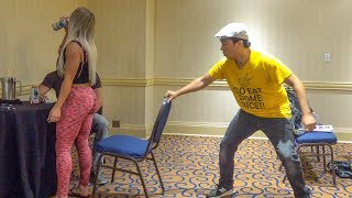 Chair Pulling Prank in Toronto [upl. by Vinia]