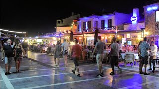 The Nightlife Street Scene in Marmaris Turkey [upl. by Onirotciv]