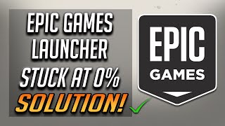 FIX Epic Games Launcher Download Speed Stuck at 0  Slow Download Speed [upl. by Ardnasirk]