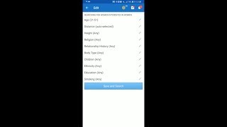 How to Adjust Your Search Settings on Zoosk Android [upl. by Haydon]