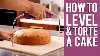 How to Level and Torte a Cake from Wilton [upl. by Ayaet]