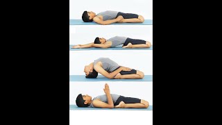 Supta Vajrasana Sleeping Thunderbolt Pose [upl. by Ecaj]