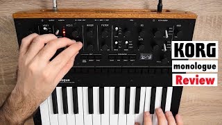 KORG monologue Analog Monophonic Synthesizer  Overview  Sound Demo  Review [upl. by Harleigh135]