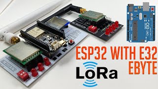 ESP32 with E32433T LoRa module tutorial  LoRa Arduino interfacing [upl. by Hands]