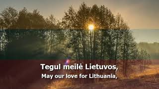 National Anthem of Lithuania  quotTautiška Giesmėquot [upl. by Eniagrom]