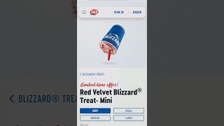 dairyqueen Ice Cream Review  Red Velvet Blizzard [upl. by Aennaej139]