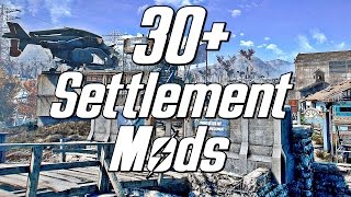 Settlement Mods for Fallout 4 [upl. by Nyraf923]