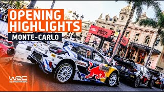 Opening Ceremony Highlights  WRC Rallye MonteCarlo 2024 [upl. by Oaoj]