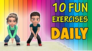 Easy Home Workouts for Kids [upl. by Yadnus959]