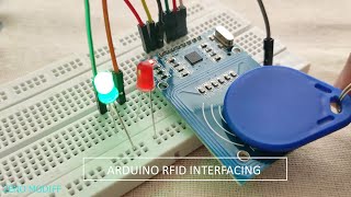 How To Interface Rfid Module With Arduino  Tomson Electronics [upl. by Zenda]