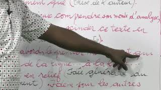 COURS DE PHILOSOPHIE TLE A COMMENTAIRE DE TEXTE EXPLICATION [upl. by Nytsirc63]