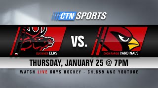 Boys Hockey Elk River vs Coon Rapids 12524 [upl. by Carry]