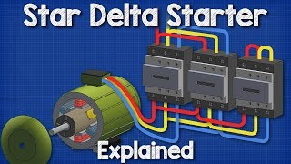 Star Delta Starter Explained  Working Principle [upl. by Nnyluqcaj]