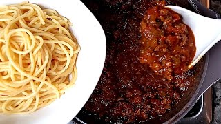 SPAGHETTI  Easy Spaghetti and Meat Sauce  Recipes For Beginners [upl. by Tija]