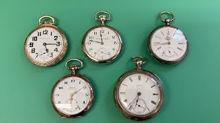 Setting and Winding Pocket Watches [upl. by Aihsenet]