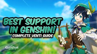 MOST BROKEN SUPPORT Best Venti Guide  Artifacts Weapons Teams amp Showcase  Genshin Impact [upl. by Nonnahs384]