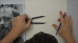 Portrait Drawing for Beginners  Part 1  The Layout [upl. by Trudi]