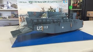 Building the Trumpeter 135 LCM 3 Landing craft [upl. by Moffit]