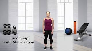 How to do a Tuck Jump with Stabilization [upl. by Corabella]