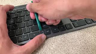 Logitech MX Keys and MX Craft keyboard keycap removal [upl. by Lanita]