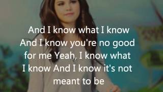 Selena Gomez  My Dilemma lyrics [upl. by Laurette]