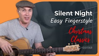 How to play Silent Night  Easy Guitar Lesson [upl. by Nahtanoj429]