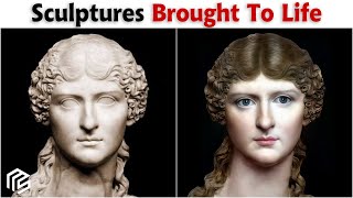 Historical Statues Brought To Life Using Colorization amp AI Technology [upl. by Urdna211]