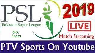 Watch PSL 2019 Live Match Streaming Ptv Sports On Youtube [upl. by Ahsimaj]