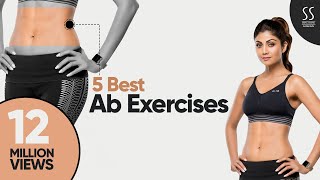 5 Best Ab Exercises  The Art of Strengthening  Shilpa Shetty Kundra [upl. by Ahse664]