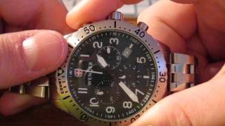 How to Recalibrate the hands on a Chronograph Watch [upl. by Alvera822]