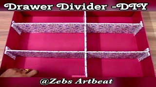 Drawer Divider  DIY  Organizer [upl. by Belanger]