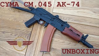 UNBOXING CYMA CM045A  AKS74U  Metal and Wood CQB beast [upl. by Aihseyt]