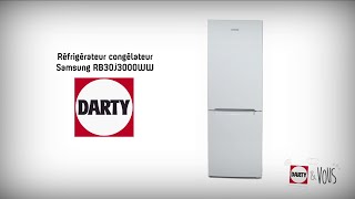 Réfrigérateur congélateur Samsung RB30J3000WW  démonstration Darty [upl. by Ruthy669]